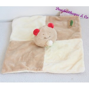 Doudou plat Rhinoceros BENGY marionnette