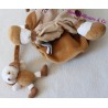 Doudou puppet Daffy dog DOUDOU AND COMPAGNIE baby white brown
