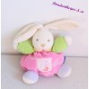 Rabbit comforter KALOO 123 pink green arm rabbit ball 18 cm