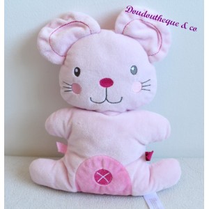 Don semi flat mouse pink cross NICOTOY 26 cm