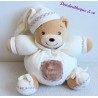 Cuddly Toy, Bear, KALOO, White, Brown, Three Bears, 15 cm