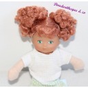 Poupee COROLLE baby Doll habillé rousse frisé 20 cm