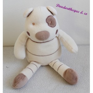 Teddybär VERTBAUDET cocard braun beige 23 cm