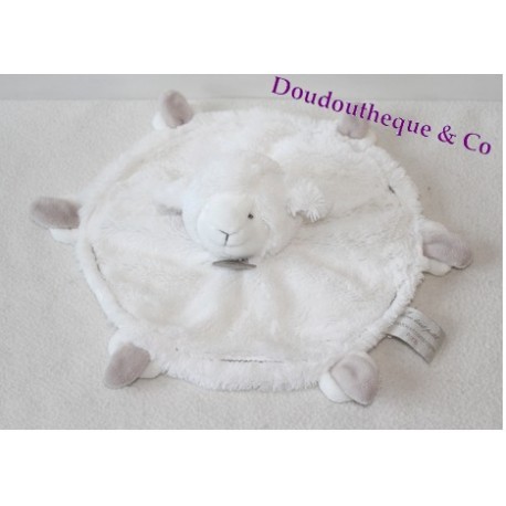 Lamm flaches Kuscheltier DOUDOU ET COMPAGNIE Mouton Mon tout petit blanc taupe Lamm flaches Kuscheltier DOUDOU ET COMPAGNIE Mouton Mon tout petit blanc taupe