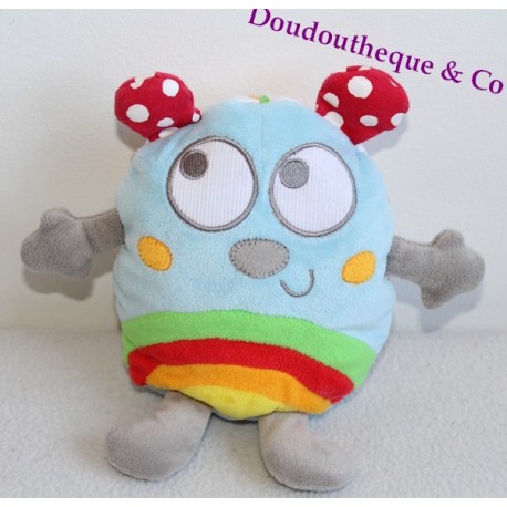 Doudou Coccinelle Pommette Arc en Ciel mouchoir Doudou Coccinelle Pommette Arc en Ciel mouchoir