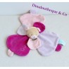 Doudou flachen tragen BABY NAT "sanftes rosa lila Blume