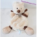 Doudou Teddy bear BABY NAT ' beige scarf Brown BN940 24 cm