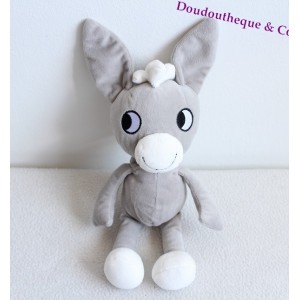 Peluche doudou âne Trotro AJENA NOUNOURS 25 cm