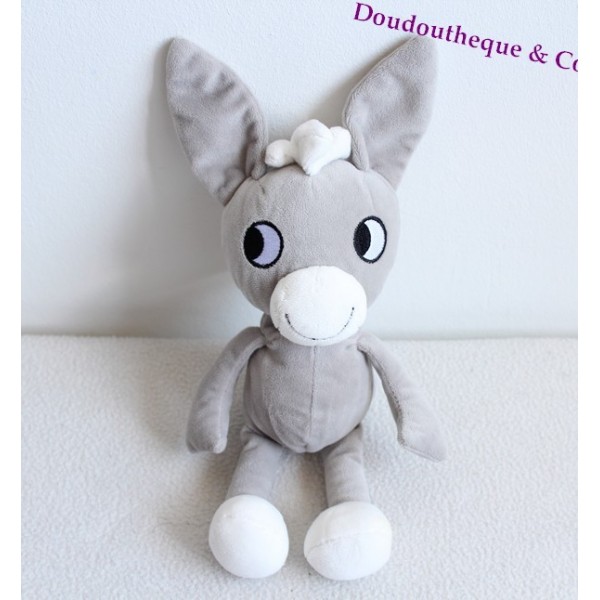 Plush donkey Trotro AJENA Teddy bear 28 cm naked - SOS doudou