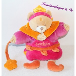 Doudou marionnette ours DOUDOU ET COMPAGNIE collection Indidou 30 cm