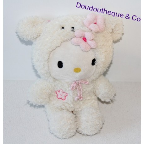 Peluche, Doudou HELLO KITTY léopard, panthère SANRIO 18cm