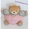 Doudou Kugelbär KALOO Sammlung böhmische rosa, grau und Blumen