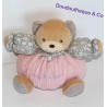 Doudou palla orso KALOO collezione rosa bohemien, grigio e fiori