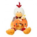 Doudou poussin poule coq canard 