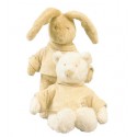 fluffy doudou basil and lola bear and rabbit mill roty