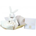 Comforters and fluff handkerchief Doudou rabbit and company